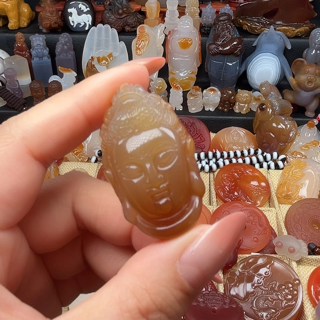 玛瑙/玉髓未镶嵌颈饰