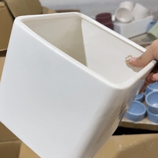 多肉绿植陶瓷花盆，有孔9.9包邮