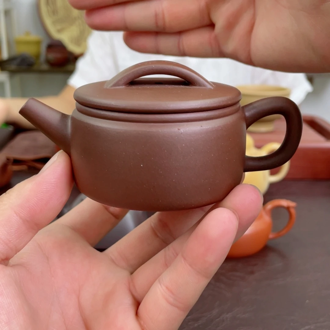 茶壶紫砂汉瓦 紫泥