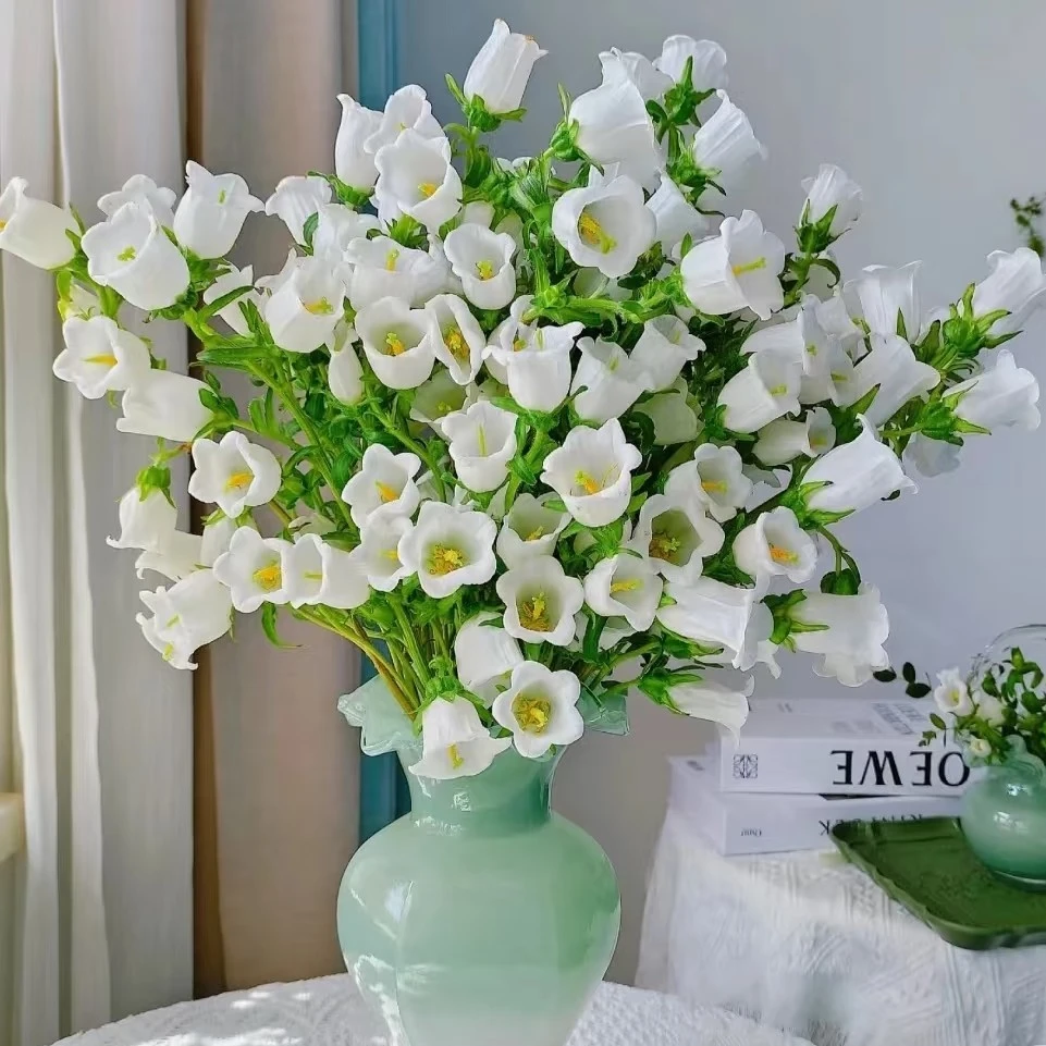 次日达《白色风铃花一扎》鲜花批发直播任意两单升级顺丰包邮三单送随机花瓶一个今天拍明天到