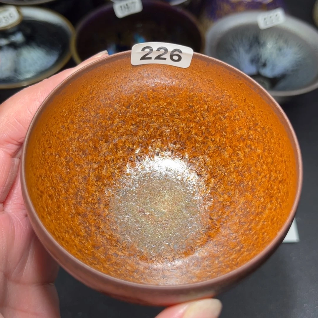 茶盏226 建盏单盏放太好看了吧……