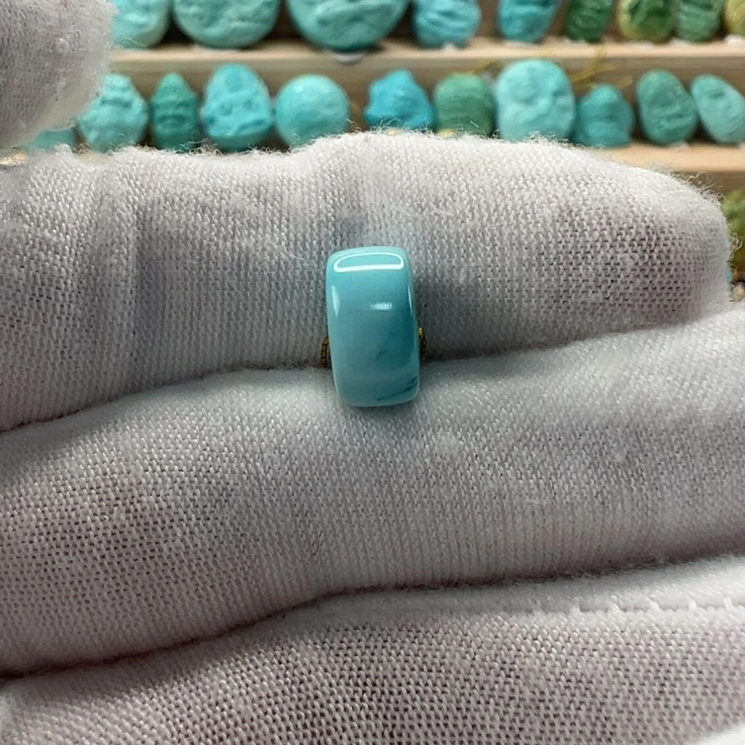 未镶嵌绿松石直切珠10x5.5mm