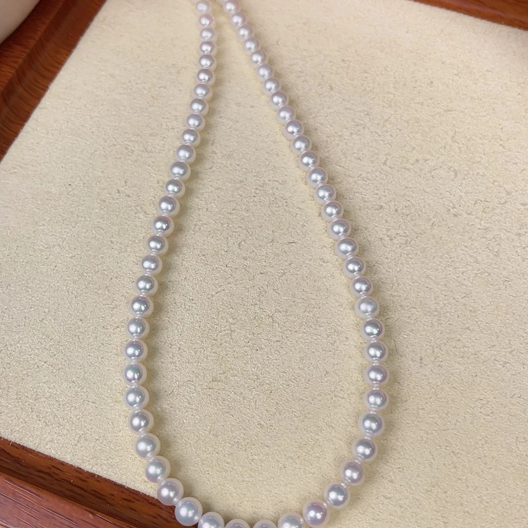 银S925镶嵌淡水珍珠颈饰