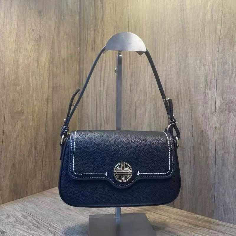 {丹丹的礼物}2025新款秋冬高级荔枝纹单肩斜挎手提包款号8021jw