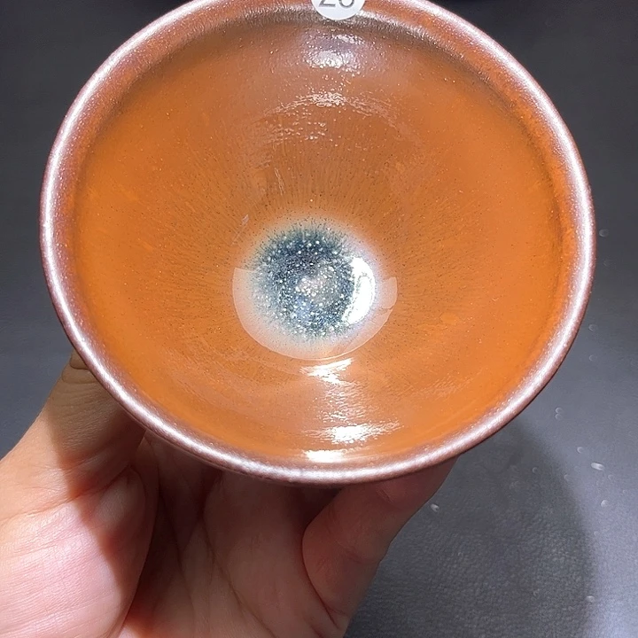 茶盏柴烧建盏主人杯23
