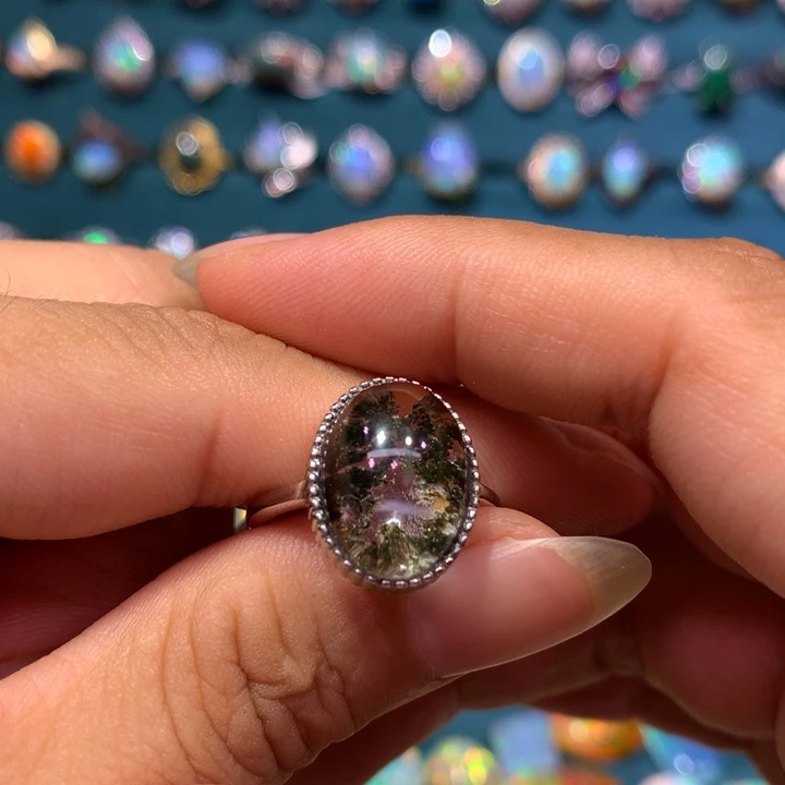 欧泊银S925镶嵌福利不退换