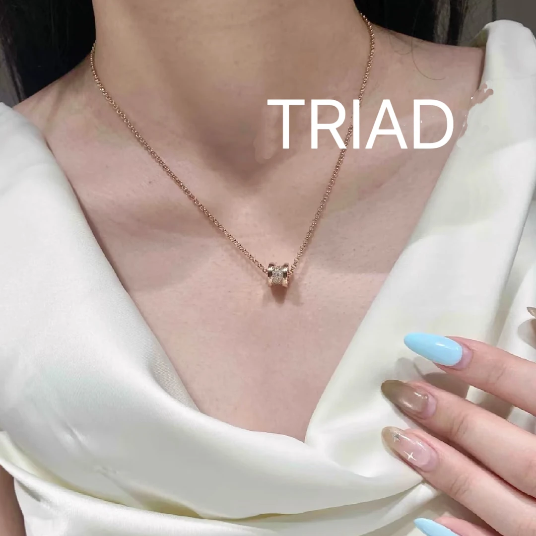 吊坠925银莫桑石 【小蛮腰项链】 小蛮腰项链 轻奢时尚百搭