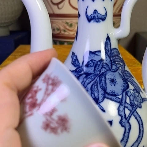 茶***味粘土瓷器瓷器杯子摆件