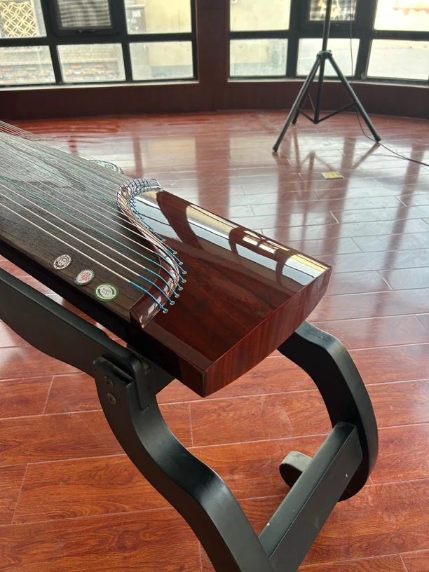 163专业演奏古筝古筝乐器国标红木半挖筝