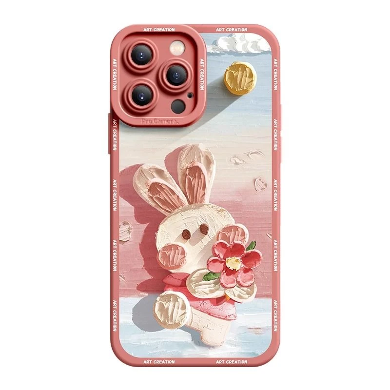 创意3D涂鸦苹果16promax手机壳iPhone13硅胶14软壳12全包11男女15