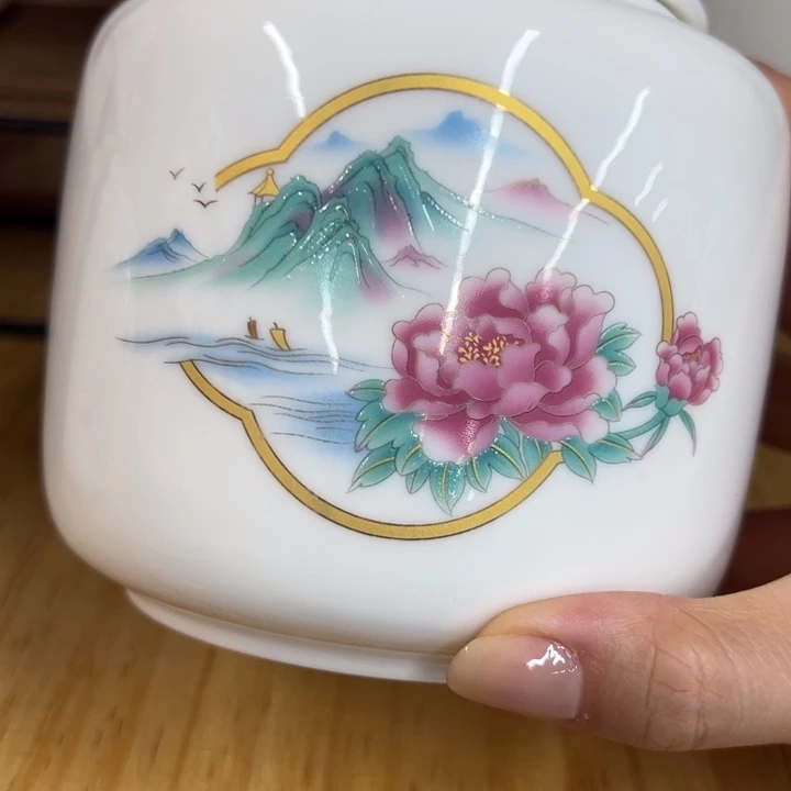 高端陶瓷茶叶罐密封罐