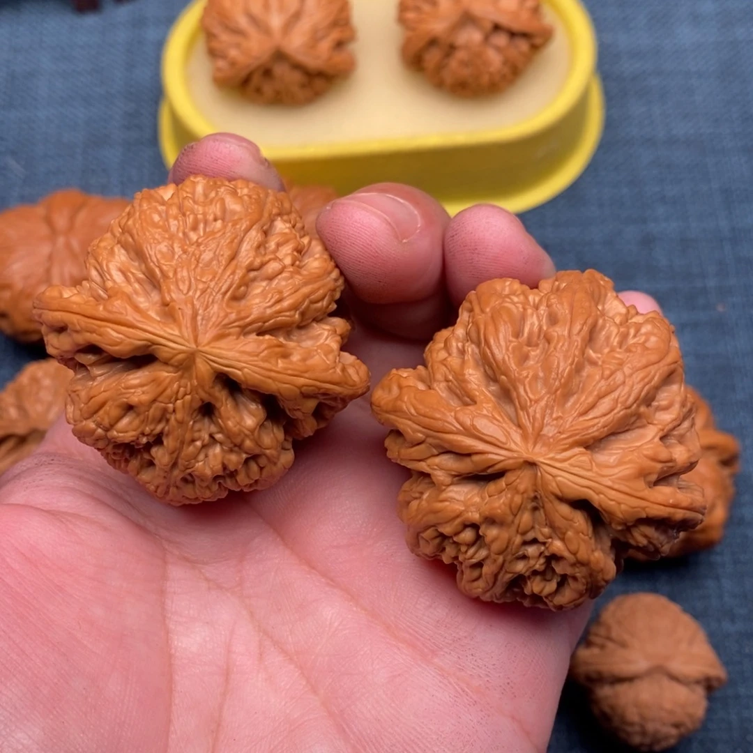 把件文玩核桃球筋46.5