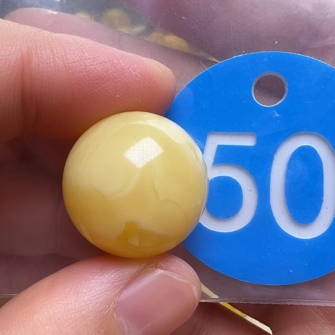 蜜蜡未镶嵌珠宝奇石19.5mm皮点