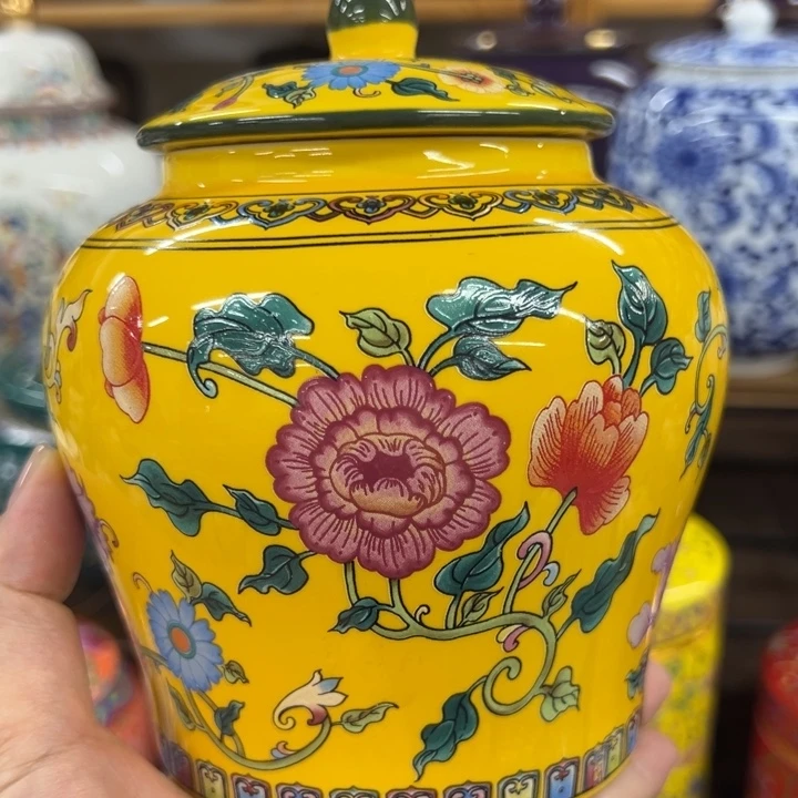高端陶瓷茶叶密封罐
