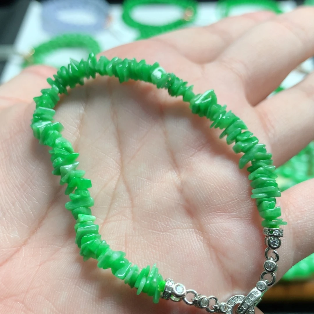 翡翠未镶嵌手链翡翠