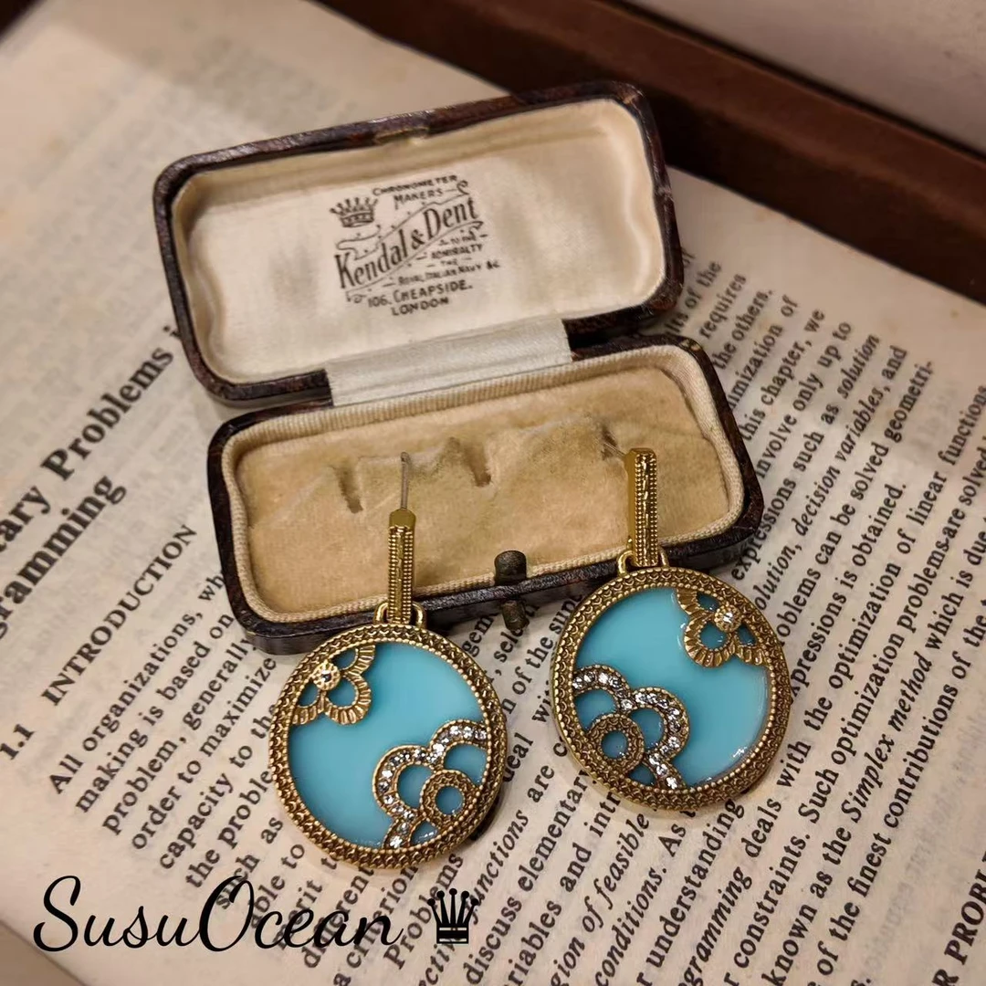 铜合金仿水晶耳饰 【1043】SusuOcean经典珍藏