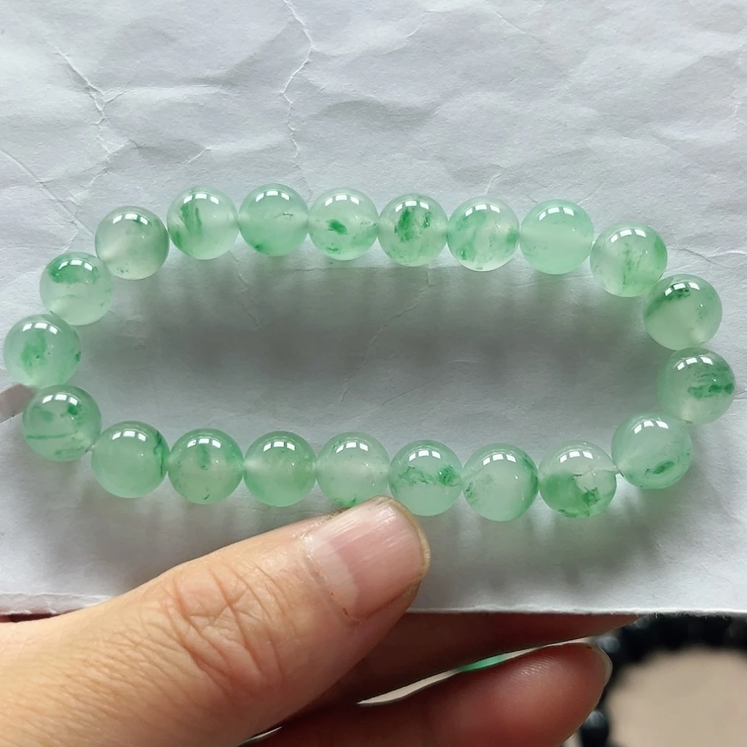y***运石英质玉手串未镶嵌手串8.8