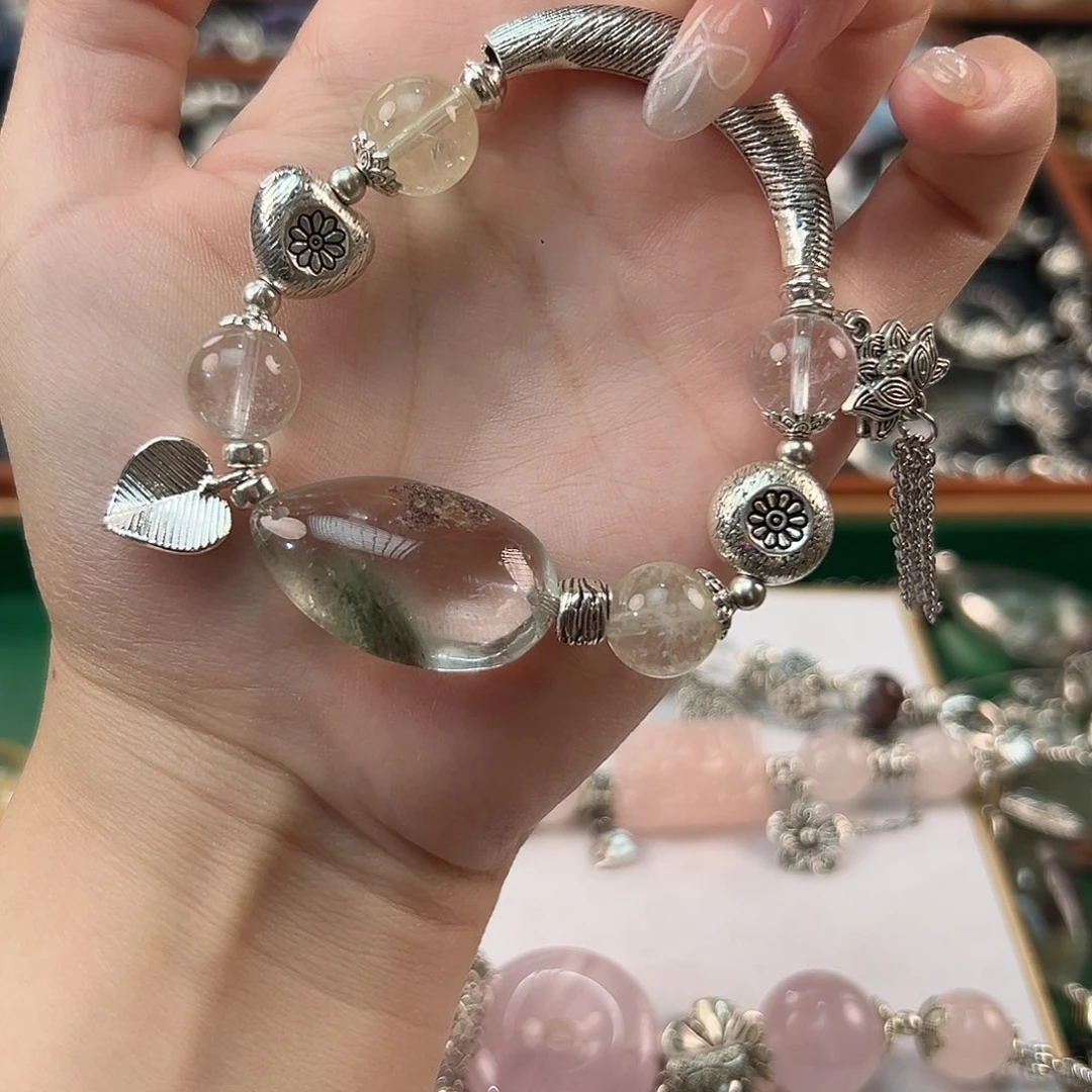 水晶手链合金是***兔手串