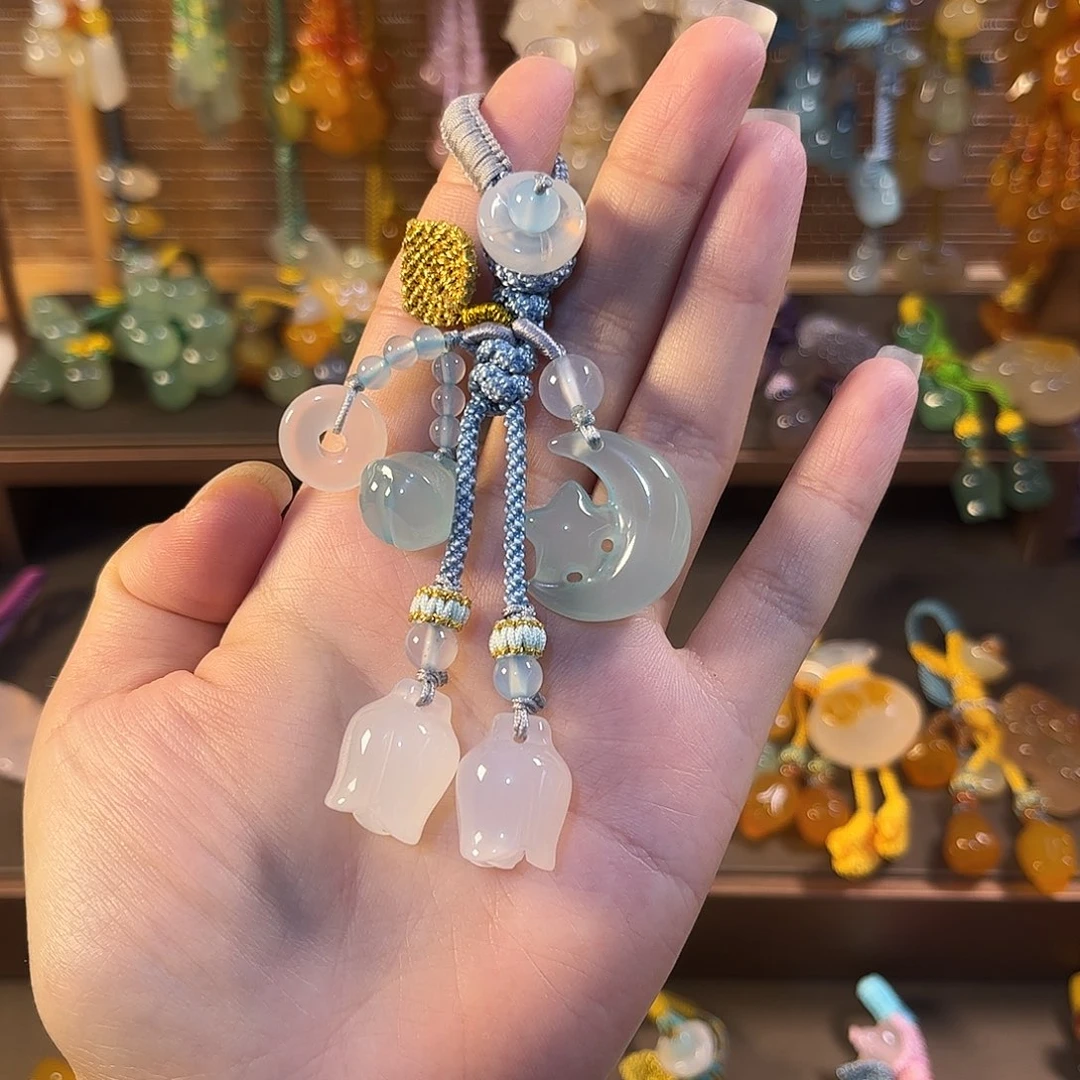 玛瑙/玉髓未镶嵌车挂