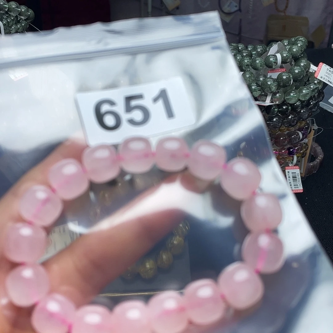 水晶手串651。未镶嵌