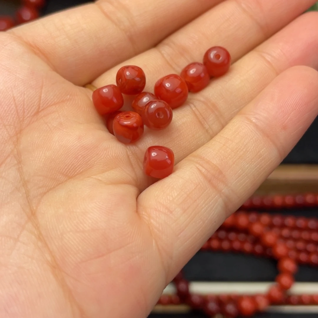 【闪购商品】南红玛瑙原矿单珠6多样性发1未镶嵌