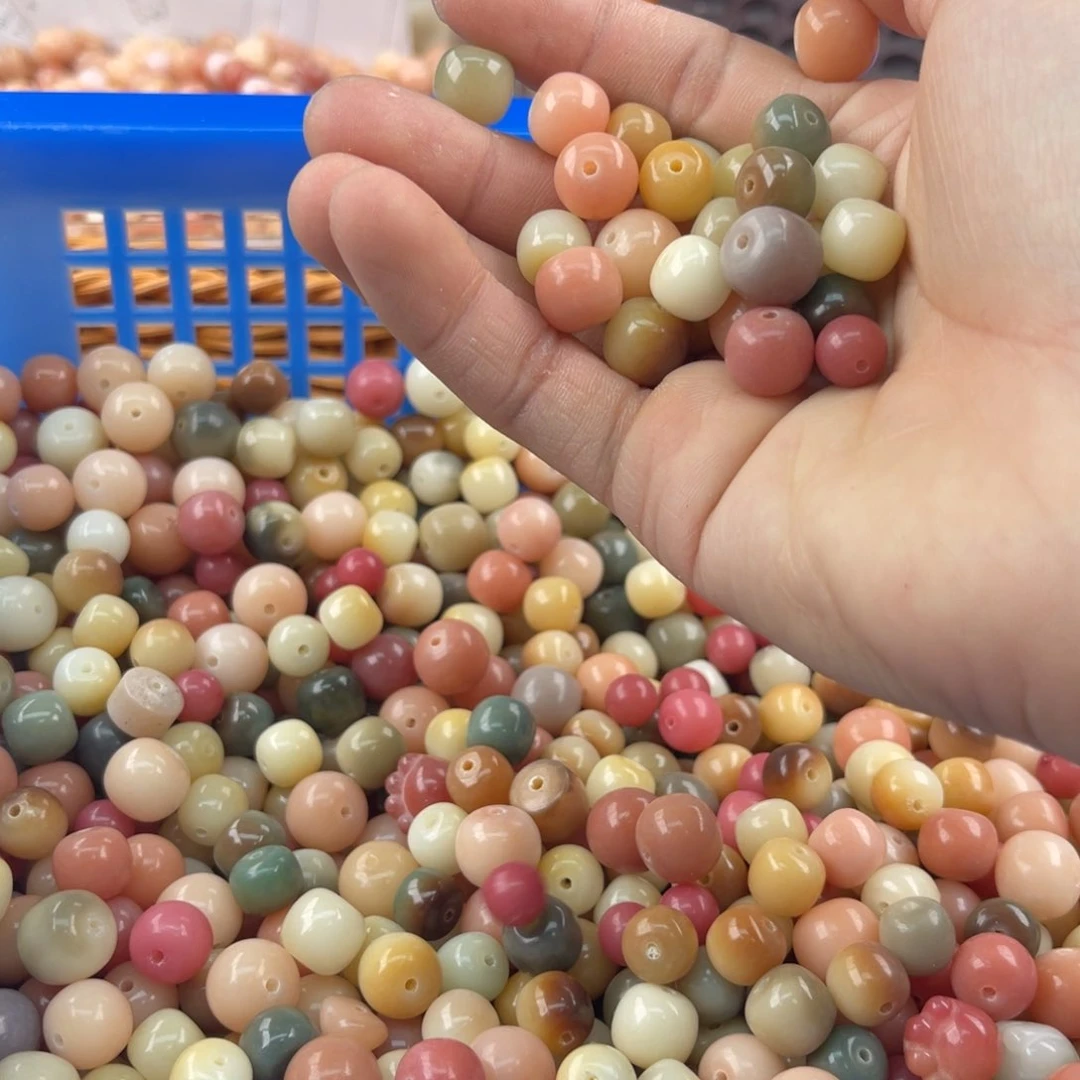 白玉菩提吊坠z 混珠260颗/微瑕