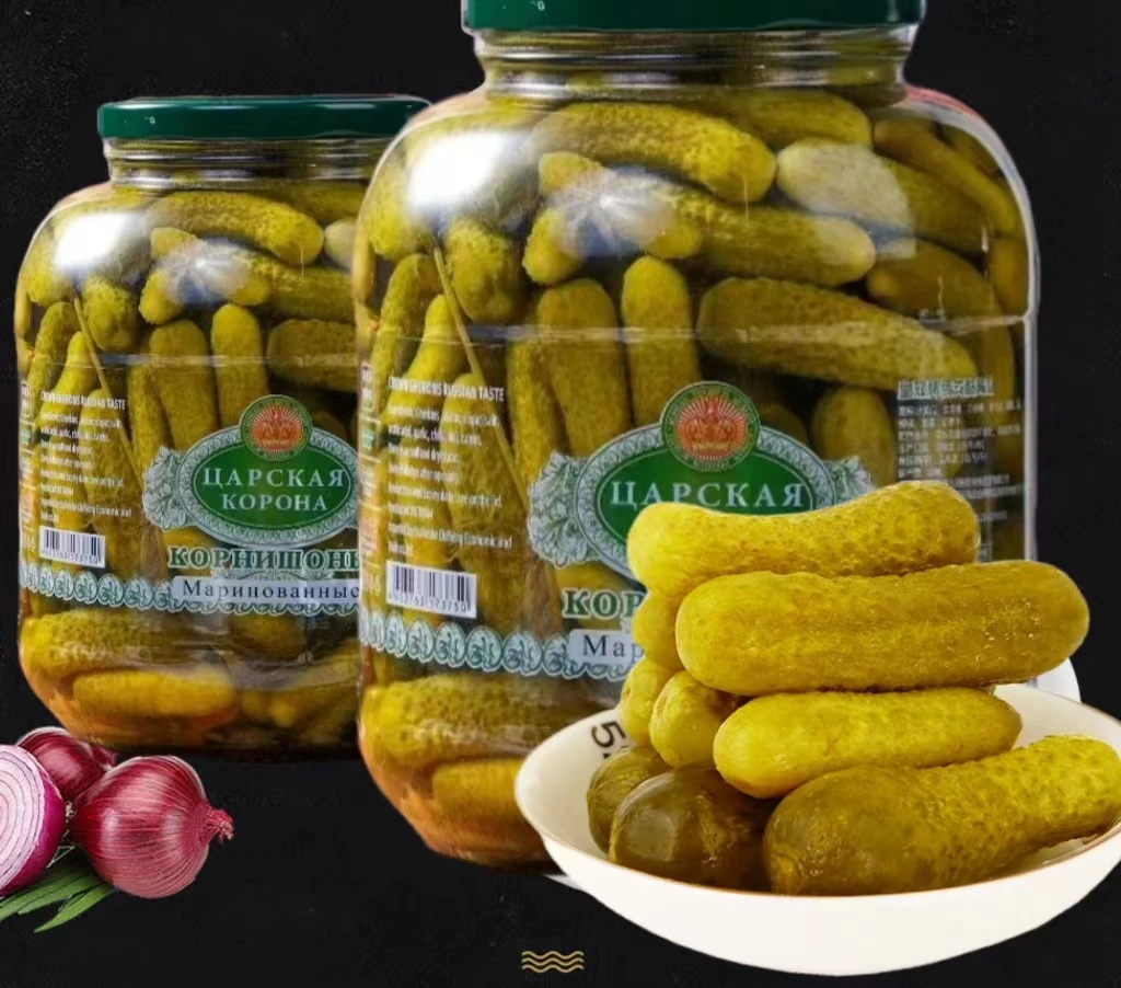 沙皇皇冠系列酸黄瓜罐头越南腌渍乳黄瓜开胃解腻沙拉汉堡即食下饭