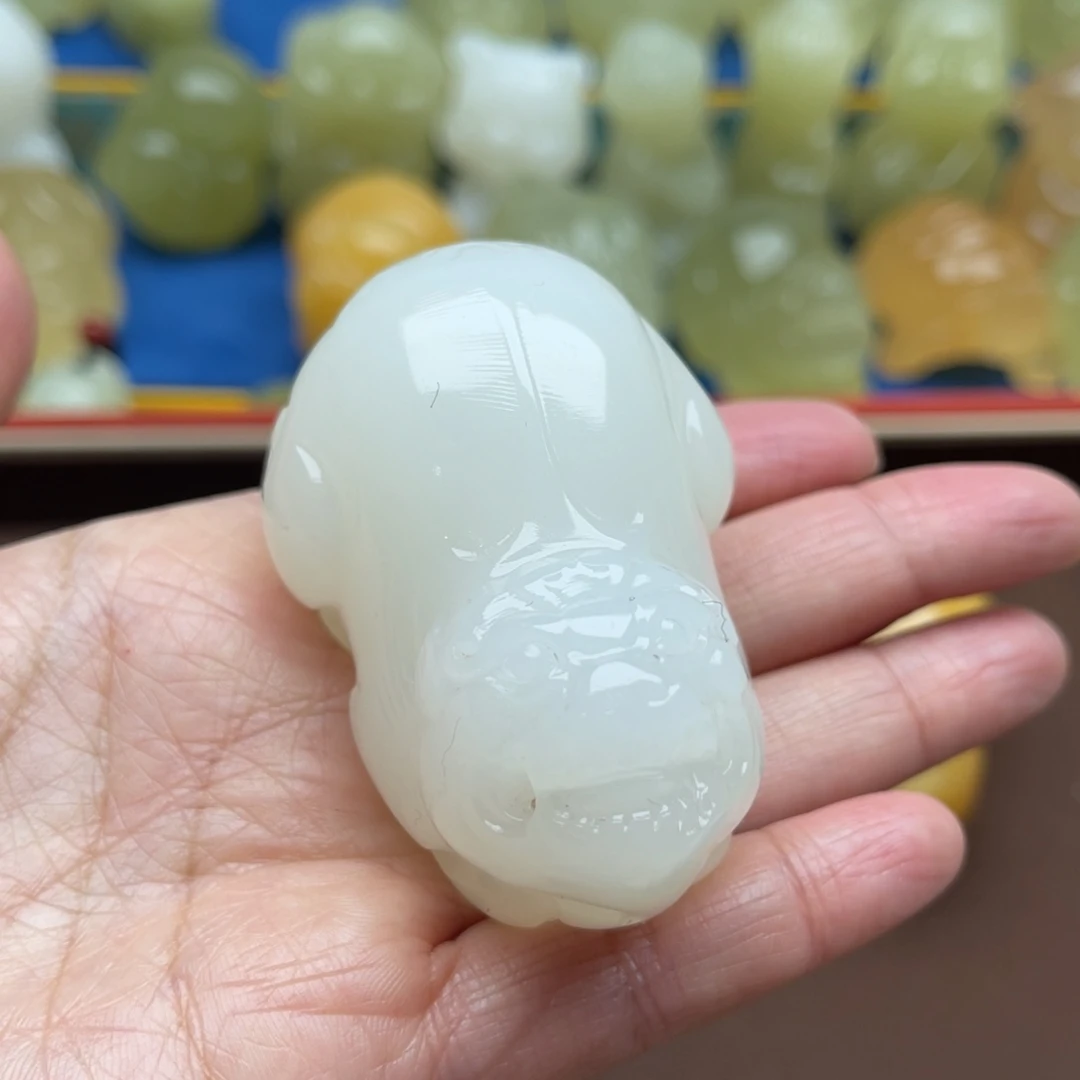 安***伴玉天然桌面小摆件