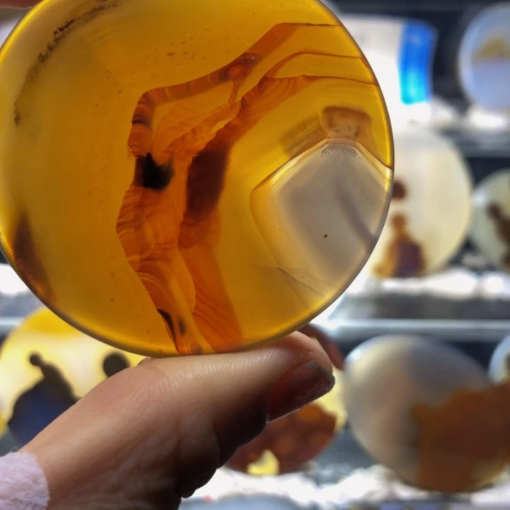 合金玛瑙/玉髓珠宝奇石83