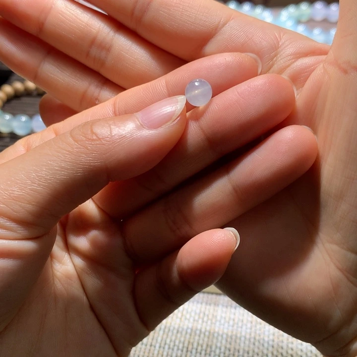 翡翠散珠天然缅甸翡翠A货 卡7.19 独苗福利