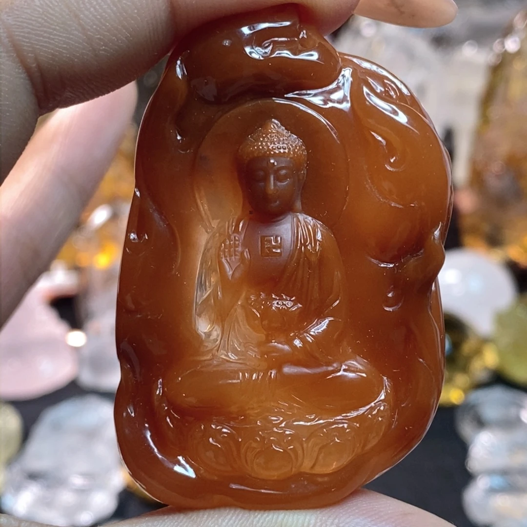 水晶颈饰未镶嵌吊坠