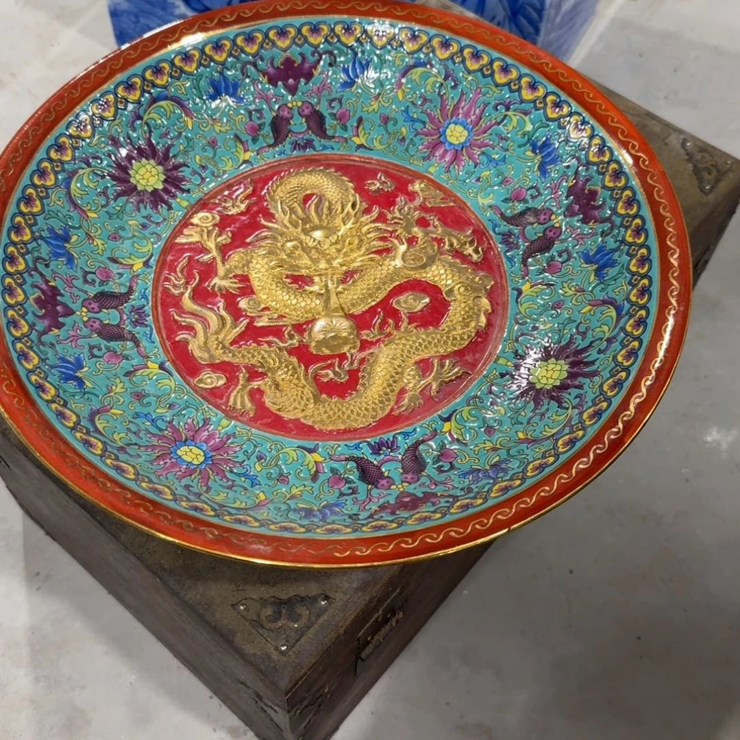 瓷片摆件和其他配件中用