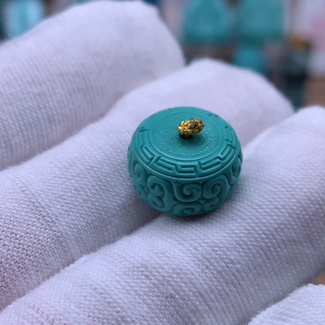 未镶嵌绿松石珠宝奇石