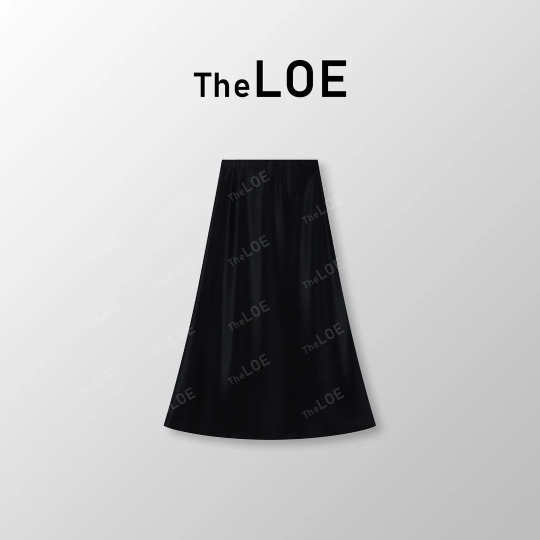 TheLOE/[救赎绿]高级醋酸缎面 细腻柔滑气质半身裙#06.11Q-G2112