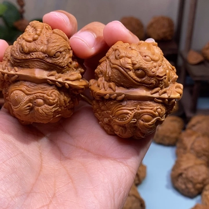 【闪购商品】核桃手串/手链北****车霸王蟾金蟾