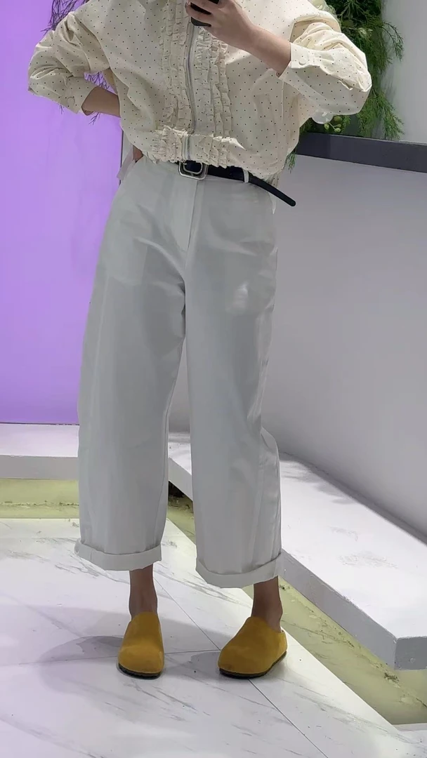 【有感女装】春季高腰显瘦牛仔裤百搭弯刀裤2517