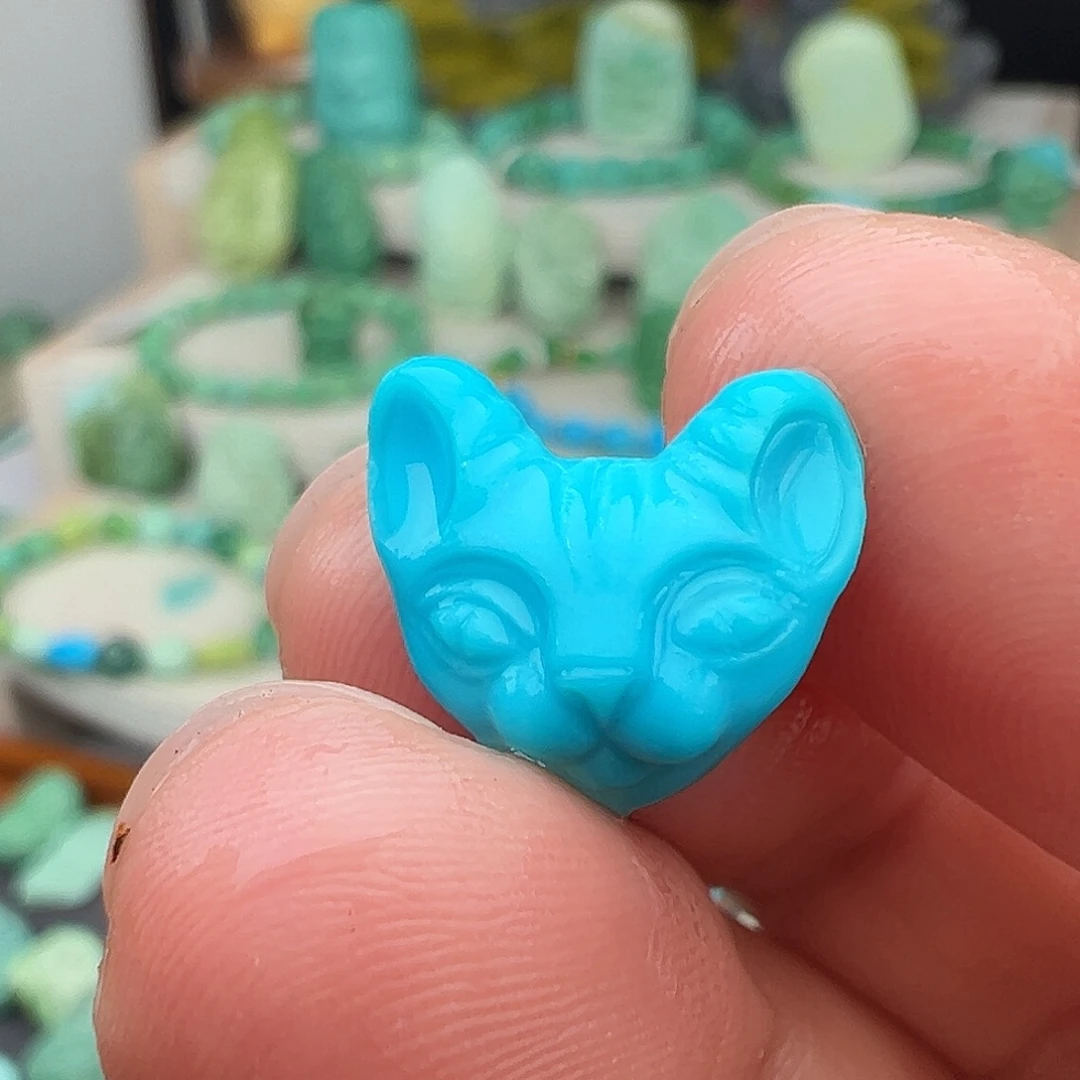 绿松石未镶嵌主播万珍