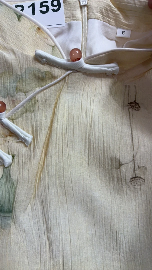 -159-瑕-------改良款旗袍