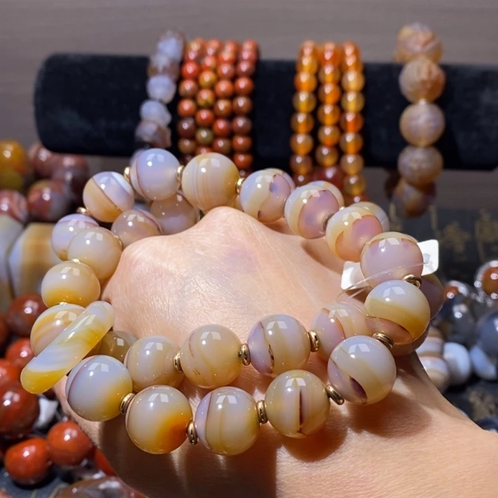 未镶嵌手链玛瑙/玉髓