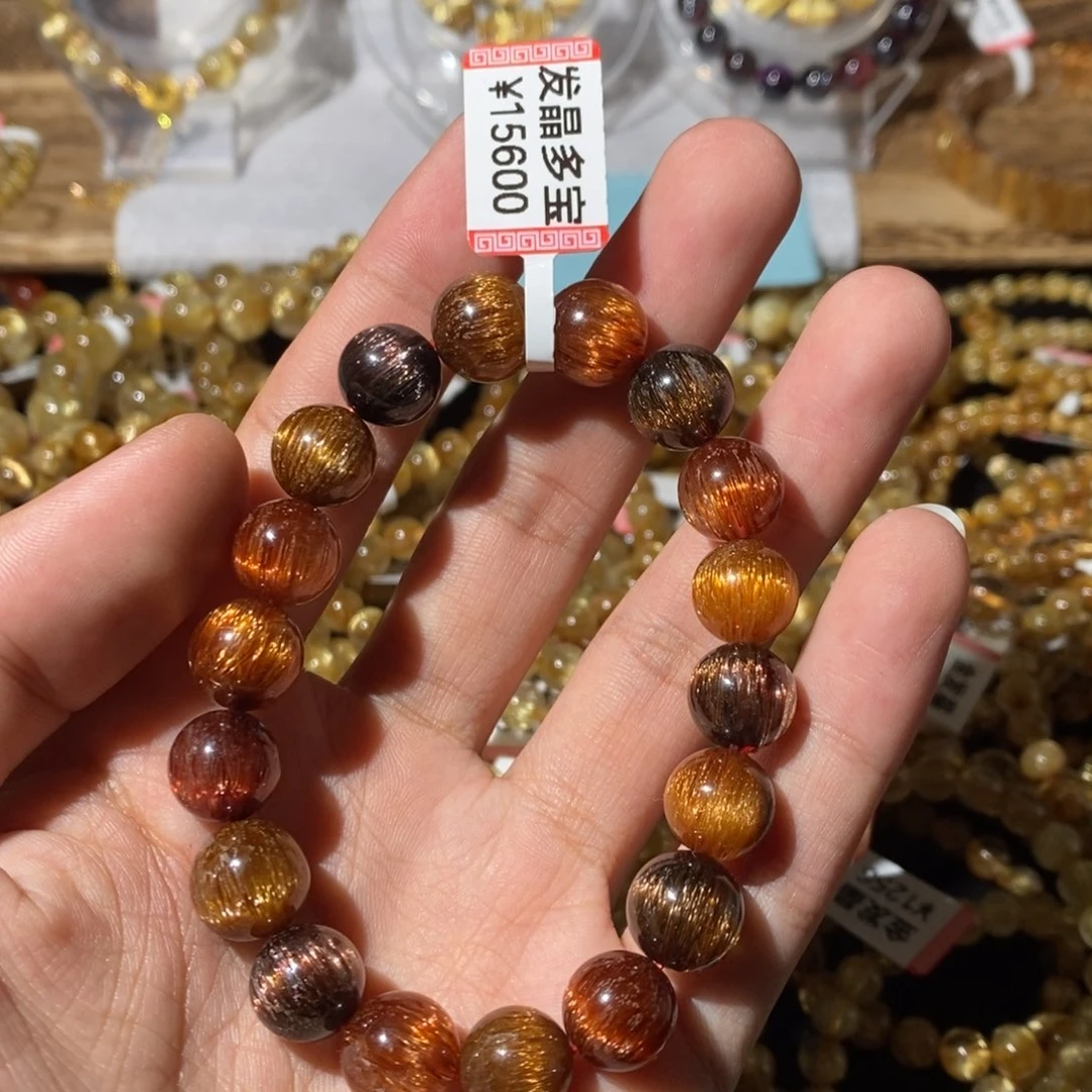 手链未镶嵌水晶11发金多宝