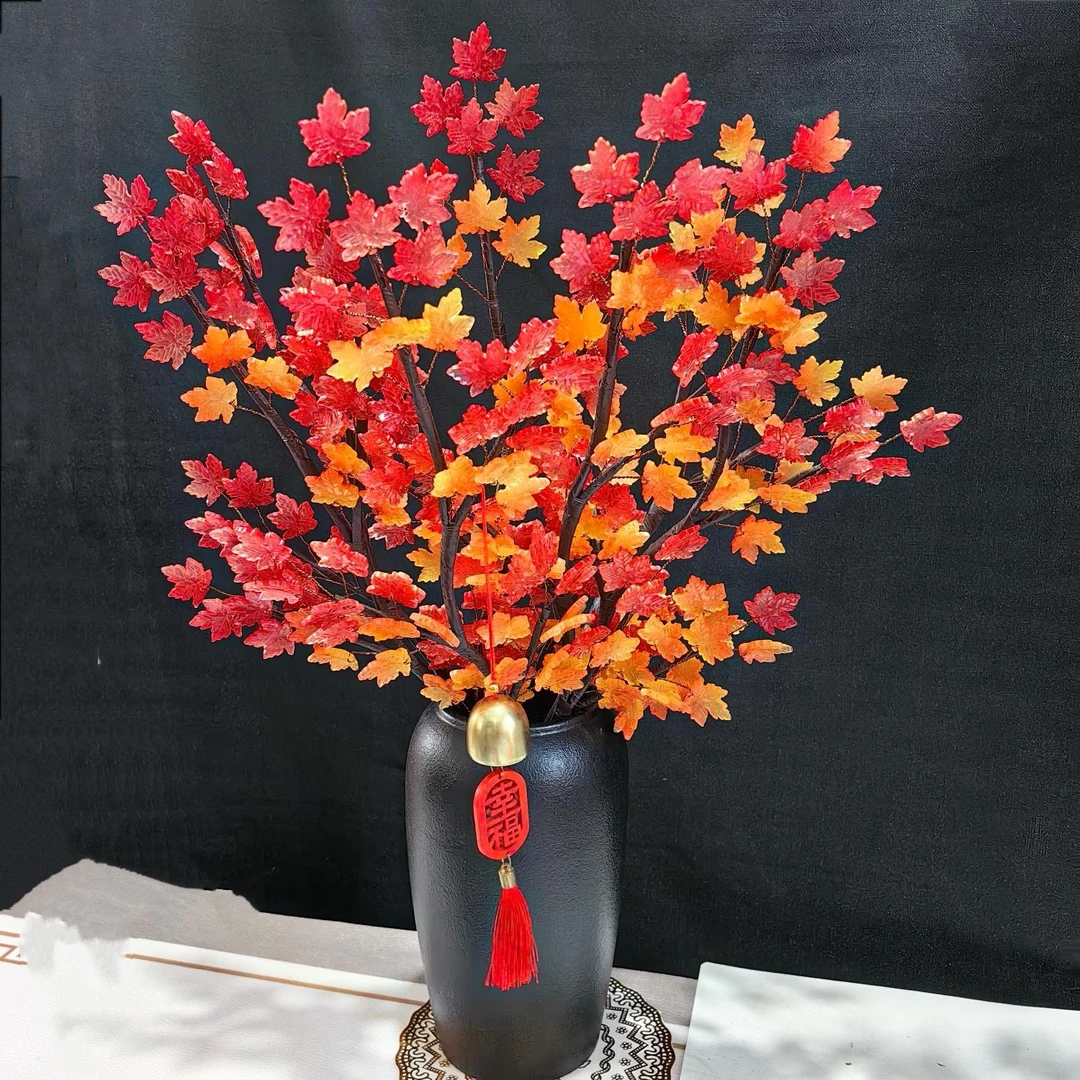 【10大枝】中桌琉璃枫叶手工DIY材料包（柒柒原创）