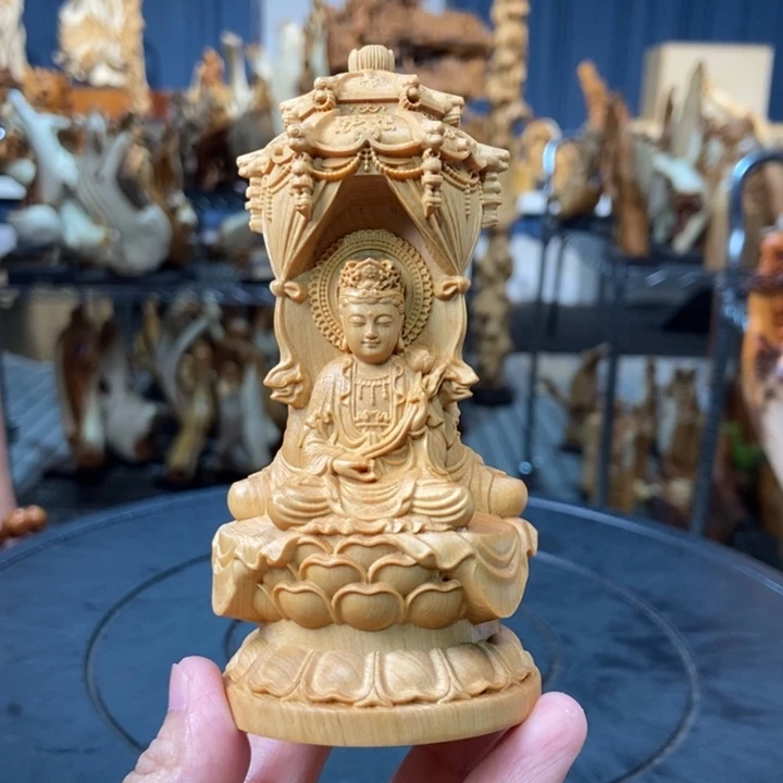 柏木（崖柏）西方三佛