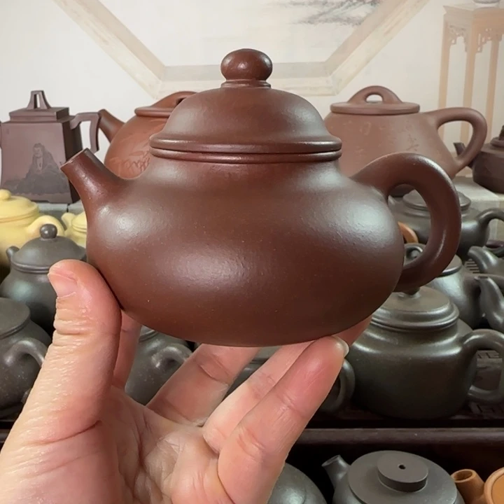 茶壶紫砂底槽清料230cc