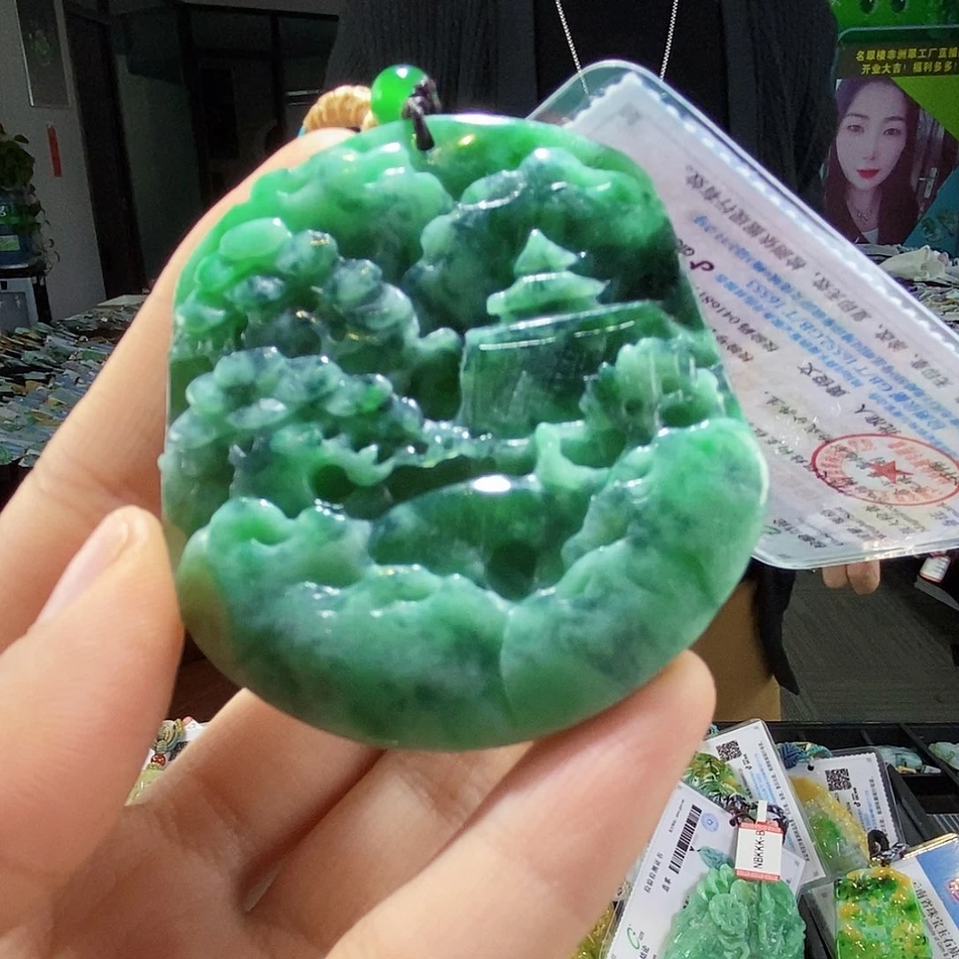 颈饰未镶嵌翡翠翡翠