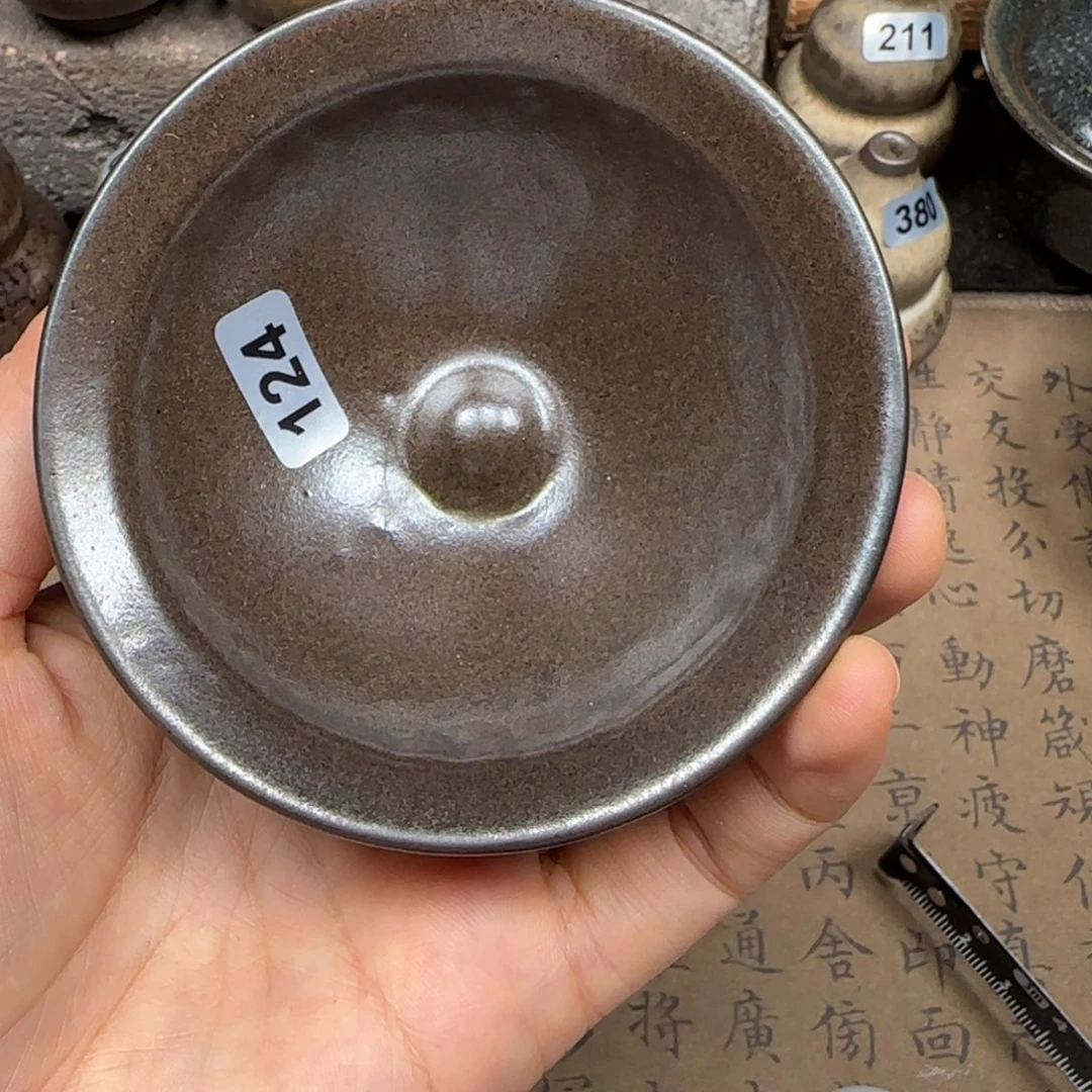 茶盏龙窑柴烧原矿原釉124