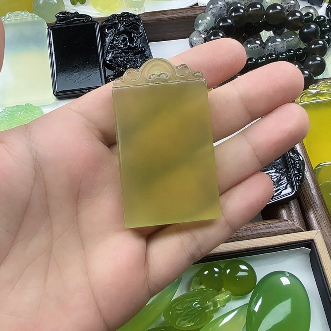 未镶嵌岫玉吊坠(不含链)苏****盘