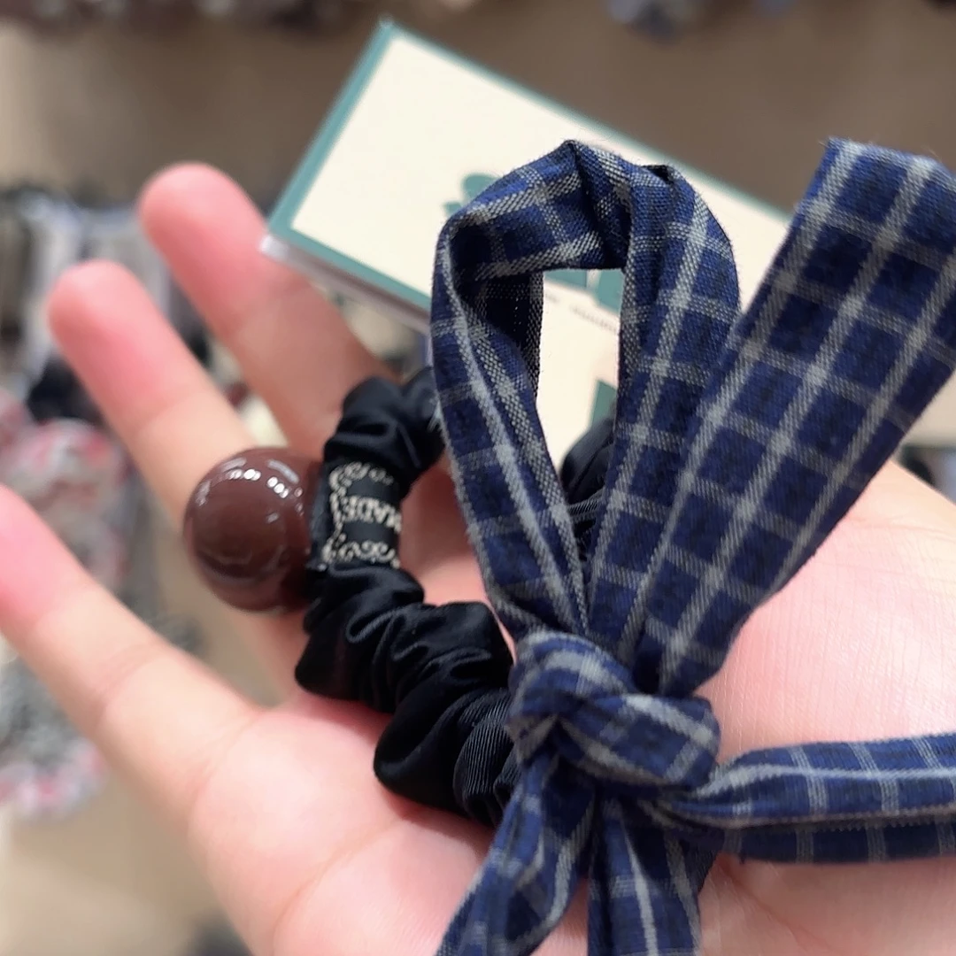 布艺非金属3157格子发圈