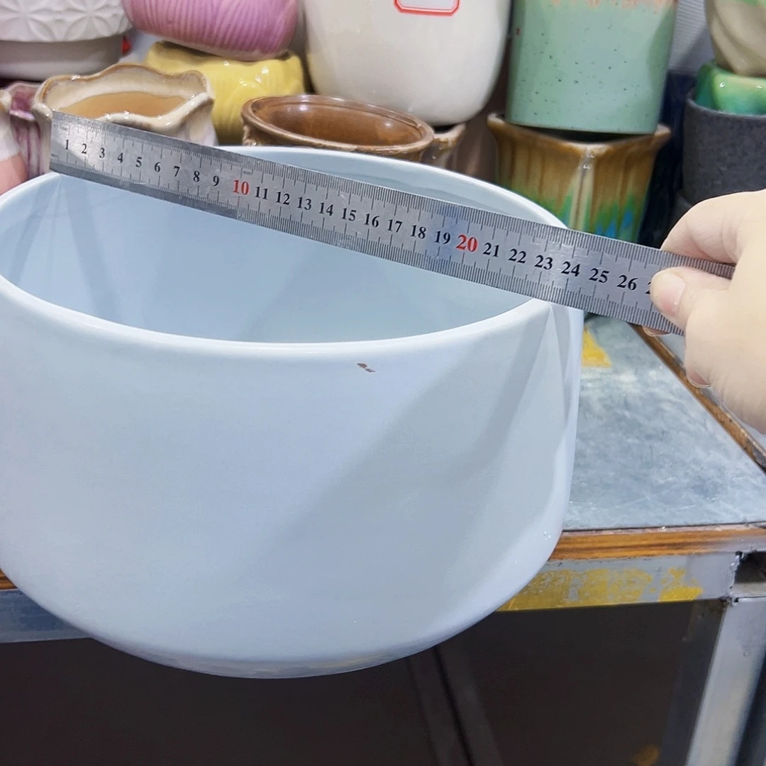 外贸尾单陶瓷花盆凑单10米包邮