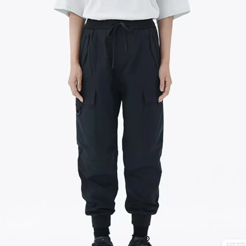 LNG45都市机能男式春秋宽松休闲潮流黑色锥形长裤FHBC007-1 BC007