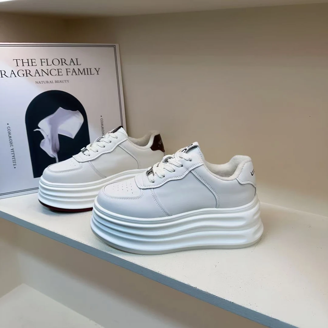 [老胡专属]【千层】松糕底小白鞋女秋季休闲百搭小个子增高单鞋-67